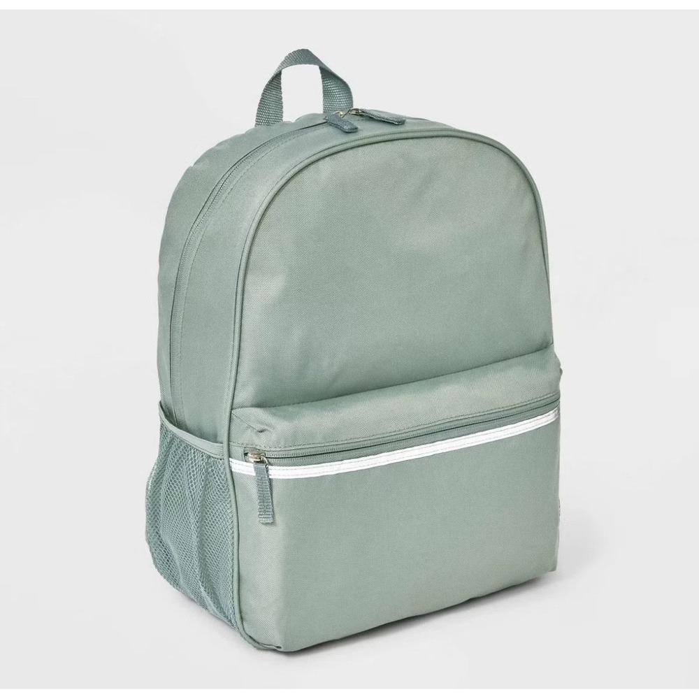 Backpack with Laptop Compartment 16x12x5.5 23L - Sage Green - New - Dealworthy